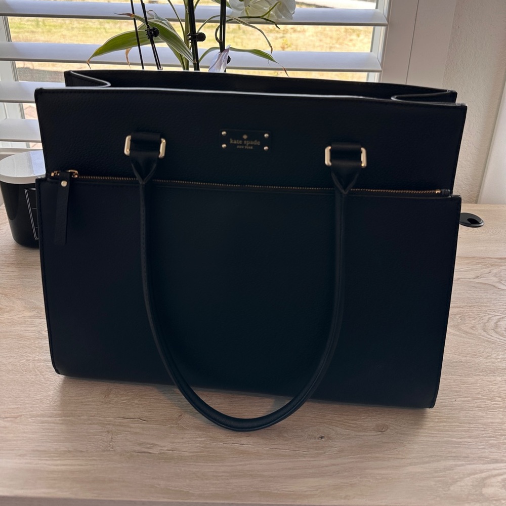 Kate Spade Black Structured Tote Bag — Like New❗️